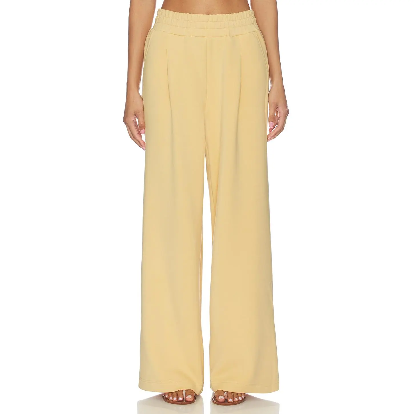 Varley The Extra Wide Leg Pant in Sahara Sun