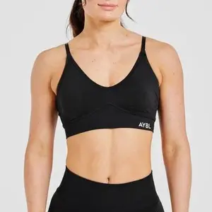 AYBL Adapt Seamless Sports Bra - V-Shaped Waistband, Adjustable Straps, Medium Support, Soft Fabric, Multi-Wear Strap Detailing, Flattering Fit
