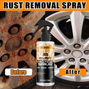 100ML Car Rust Remover Spray, Quick Rust Dissolver, Wheel HUB Iron Powder Killer, Automotive Renovation Care, Effective Rust Treatment