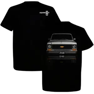 Chevy Square Body C10 Classic Pickup T-shirt, For Chevy Fans, Streetwear for Car & Truck Lovers, 100% Cotton, Made in USA