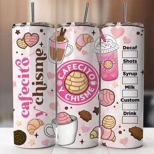 Cafecito y chisme tumbler