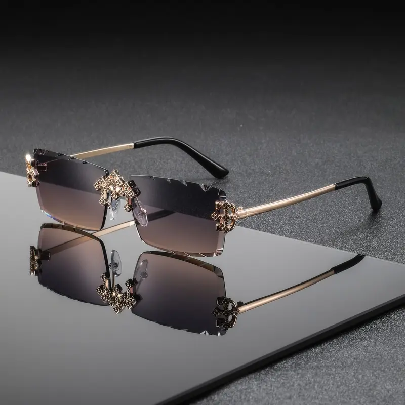 Men's Square Glasses Frame, High-End Nose Bridge Design, Classic Shades, Stylish Eyewear for Business Driving Outdoor Golf, Fashionable Street Style, Casual Stylish Glasses, Fashionable Frames Sunglasses