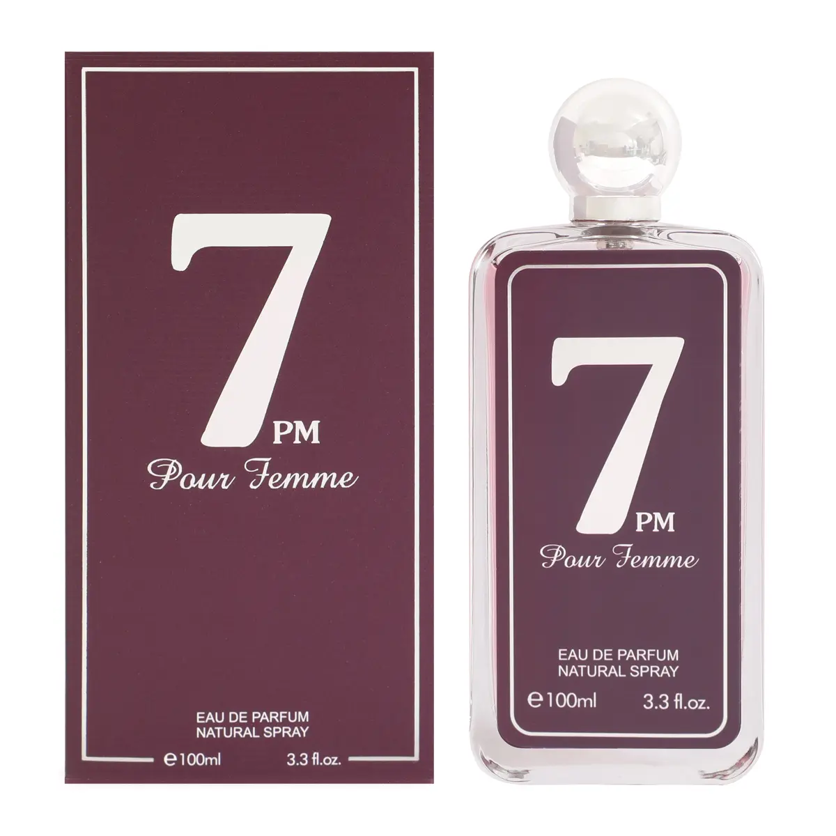 7 PM Pour Femme Eau de Parfum Natural Spray 100ml for Women