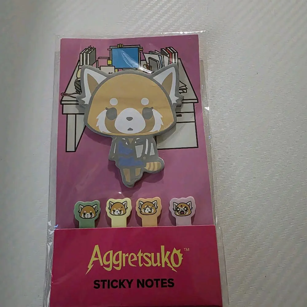 Aggretsuko Sticky Notes