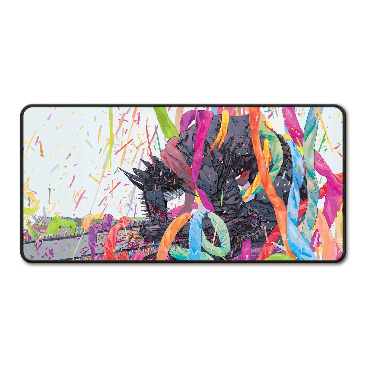 Extra Large Chainsaw Mousepad - Extra Large Size, Anti-Slip Rubber Base Deskmat Gaming Computer Pad