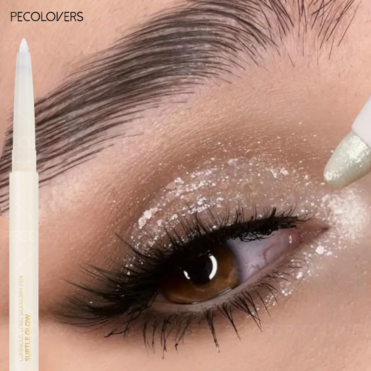 Shimmer Pearlescent Eyeshadow Pencil Glitter Long Lasting Eye Shadow Pen Long-wearing Waterproof Eye Make Up Glitter Eyeshadows