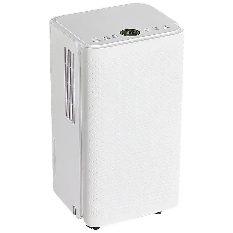 Sweetcrispy Dehumidifier for Basement - Quiet Unit with Drain Hose, Water Tank and Humidity Ring, Ideal for Home & Bedroom