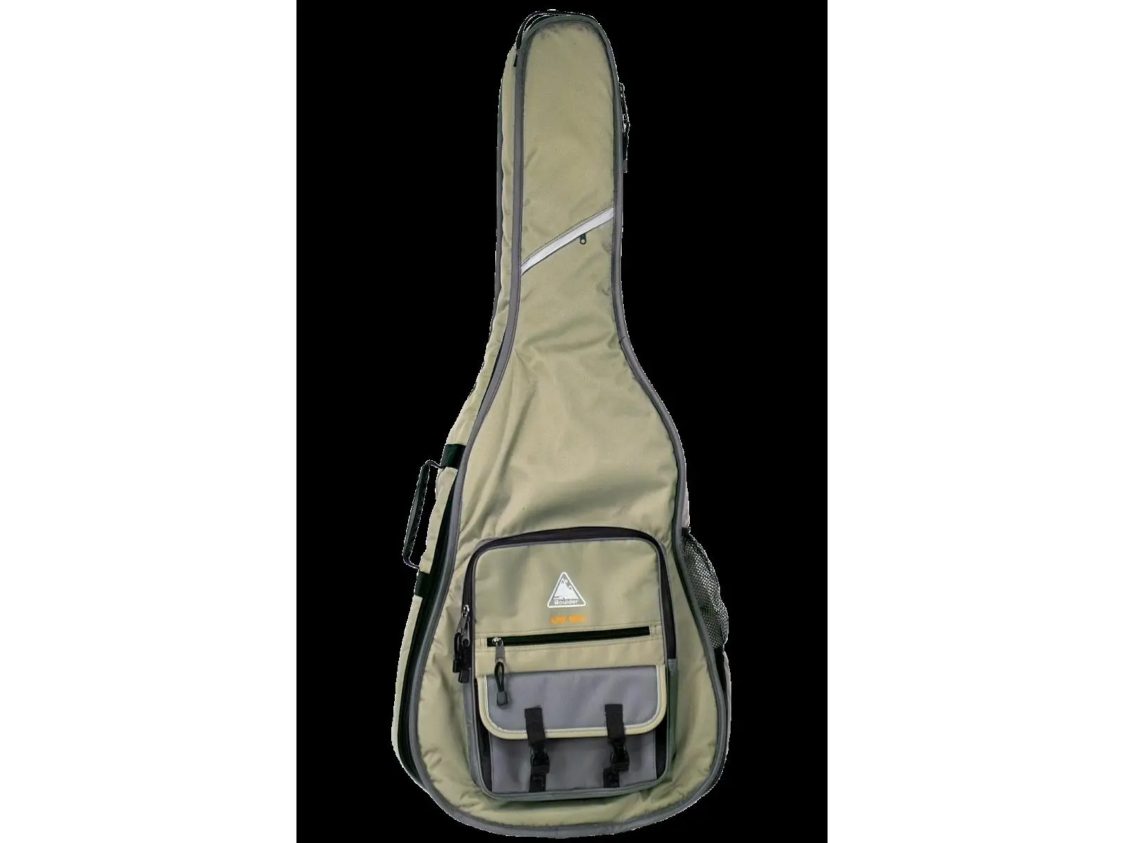 Alpine Deluxe Dreadnaught Acoustic Guitar Gig Bag - Desert Sand, 600-denier Green Ballistic Nylon, 12mm Padding, 4.15 lbs Protection (Padding + Straps Design)
