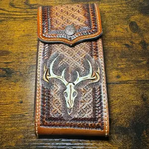 Leather Cellphone Belt Holster Fundas