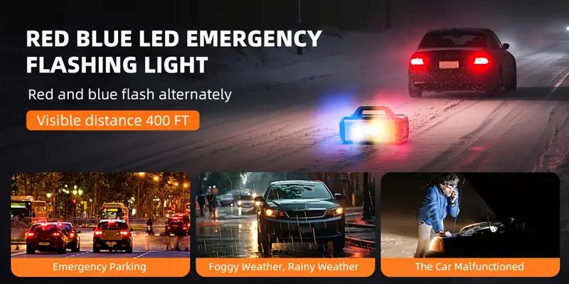 Portable 4000A Car Jump Starter with Air Compressor, 150PSI Tire Inflator for 8.0L Gas & 6.0L Diesel Engines Portable 4000A Car Jump Starter with Air Compressor, 150PSI Tire Inflator for 8.0L Gas & 6.0L Diesel Engines