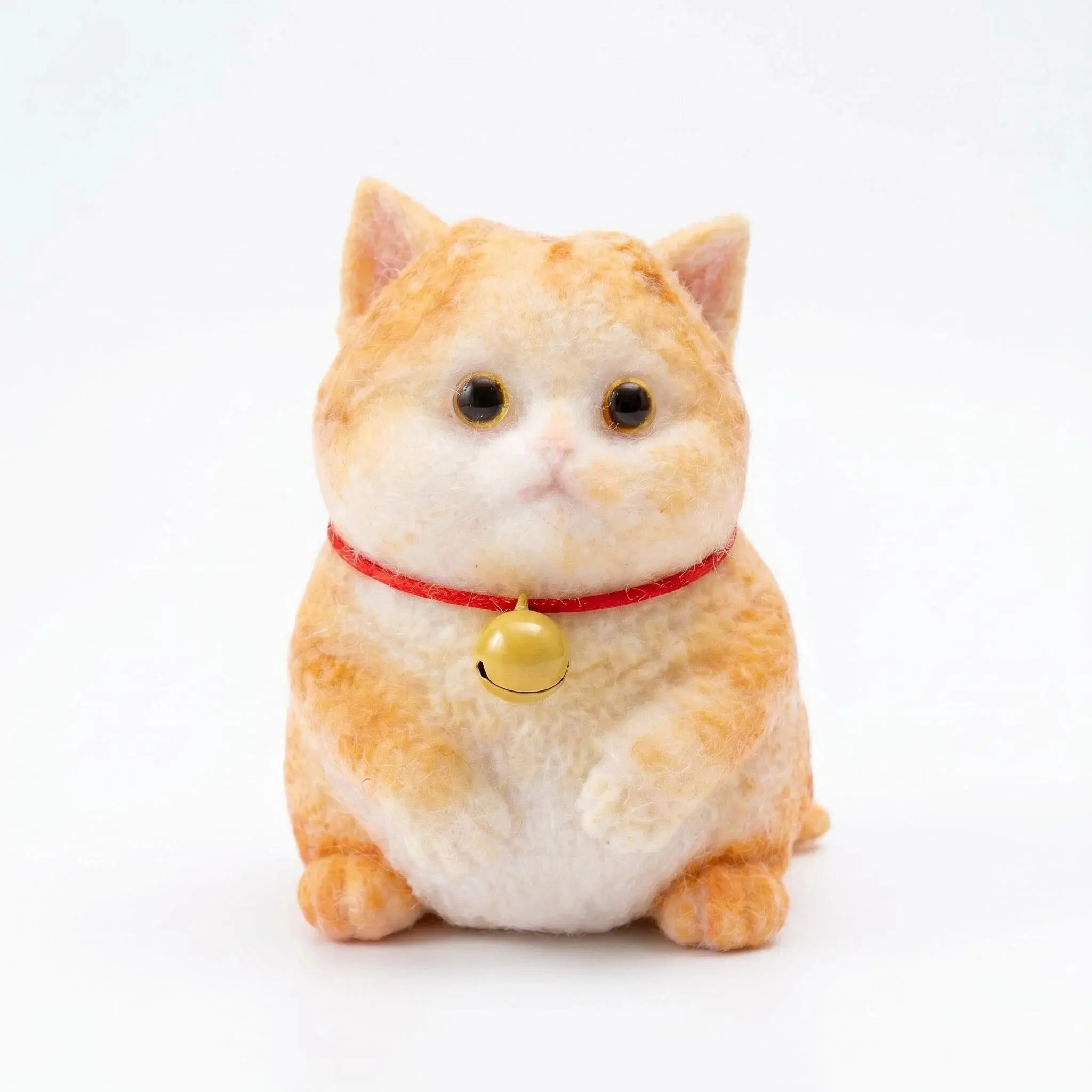 Cute Orange Cat TPR Rubber Slow Rebound Squishy Stress & Anxiety Relief Fidget Toy - Non-Toxic, Eco-Friendly, Washable, Nitrosamine-Free, Phthalate-Free, No Battery Needed - for 10-12 Years Cat Lovers - Work Meeting Fidgeting, Children Development