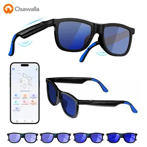 2026 New Smart Glasses 4-level electrochromic sunglasses,Open-Ear Audio,Gifts for Men Women