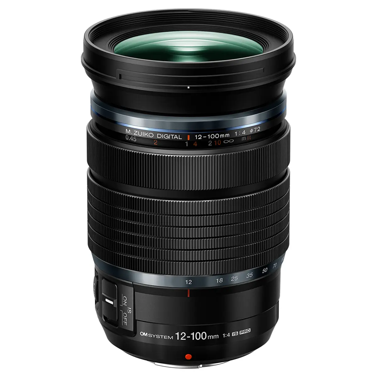 OM SYSTEM M.Zuiko Digital ED 12-100mm f/4 IS PRO Lens for Micro Four Thirds