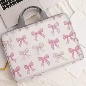 Butterfly Print Notebook Bag, Soft Laptop Sleeve, Fits Notebooks and Tablets, Zippered Storage Pouch, Ideal for Daily Use