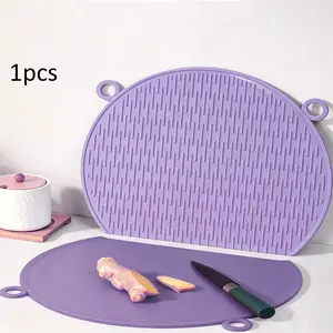 Multi-Functional Cutting Board, Anti-Graze Mold-Resistant Flexible Chopping Board, Food Grade Kitchen Mat for Baby Food, Fruits, Vegetables, Meat