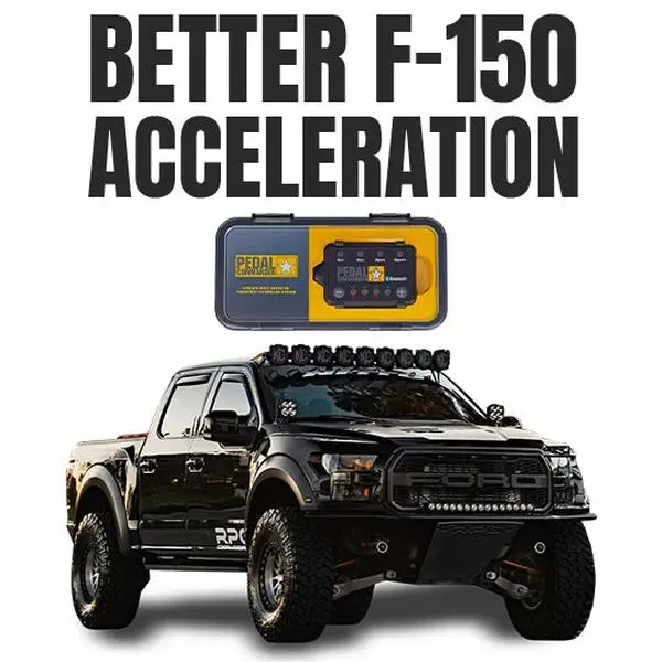 Pedal Commander Throttle Control Tool for Ford F150 - Gas Pedal Accessory, Acceleration Boost, Performance Tuning, Plug-and-Play Car Electronics Device