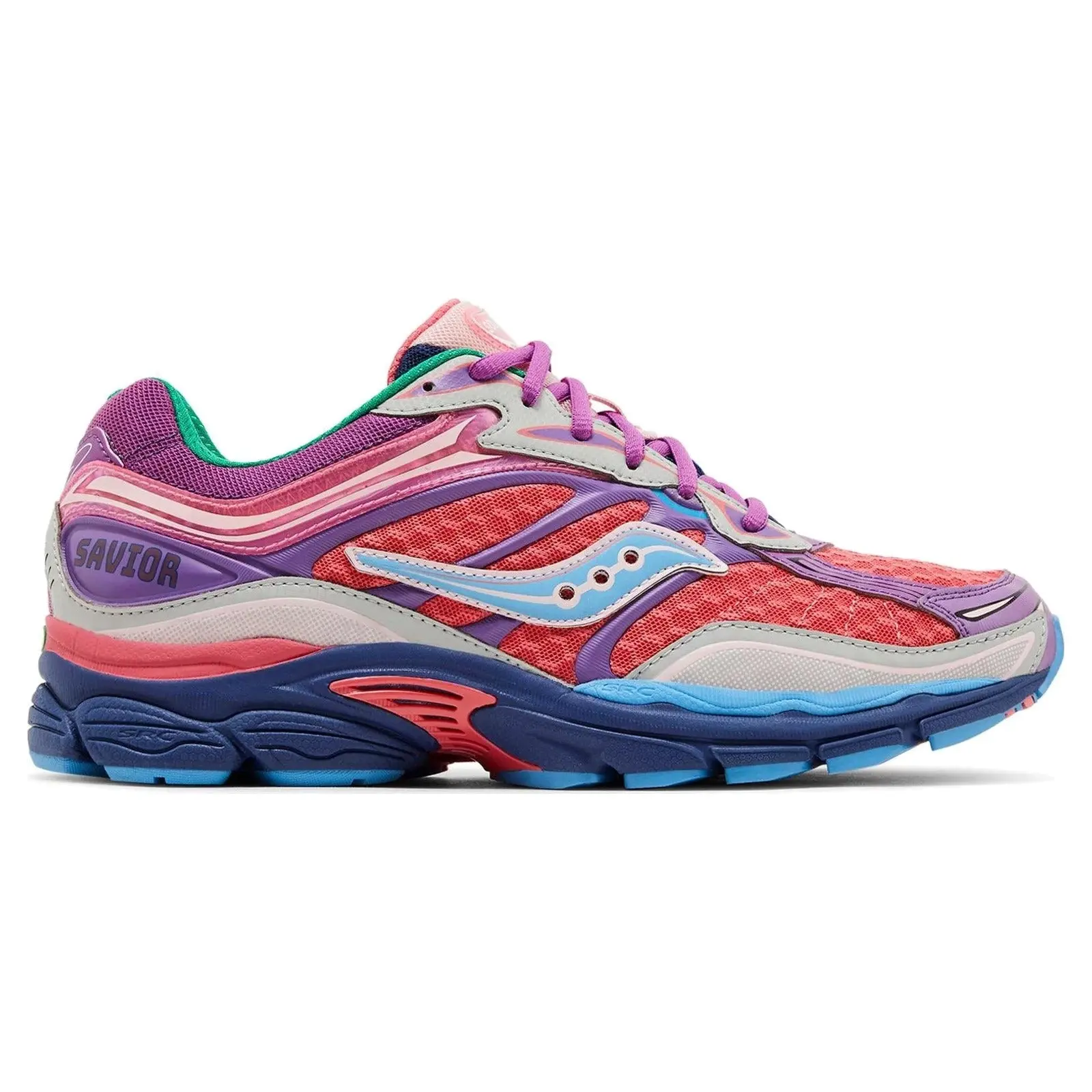 Pre-Owned Saucony ProGrid Omni 9 Jae Tips To Do List Pink Mesh Women's Casual Sneakers - 100% Authenticity Guaranteed