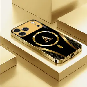 Suitable for [iPhone 17 Pro Max] high-end MagSafe phone case，Features a magnetic attachment function，Choose from all 26 letters—featuring a sophisticated, minimalist design. YM99