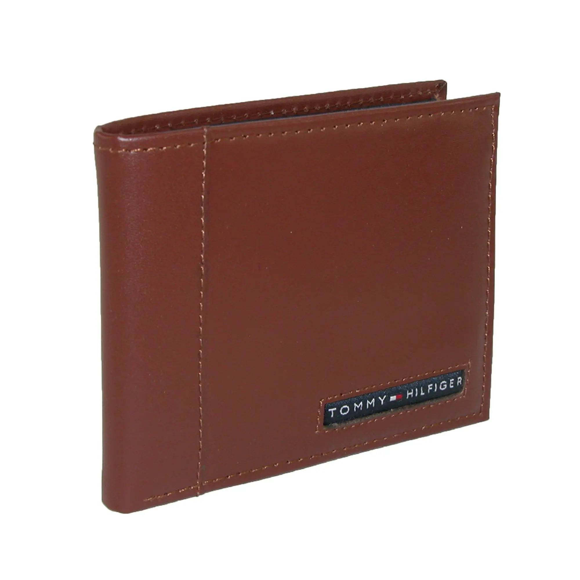 Tommy Hilfiger Men's Leather Cambridge Bifold Passcase Wallet, Passcase Wallets