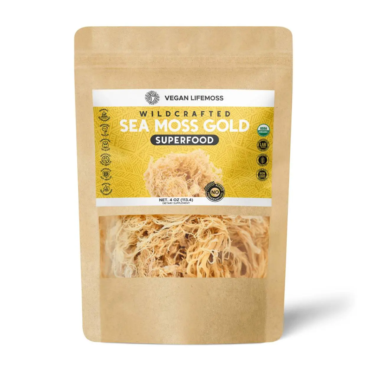 Premium Dried Seamoss Gold Premium Dried Seamoss Gold