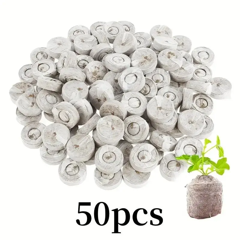 Coconut Fiber Plant Seedling Tray, Lightweight & Seedling Tray, Natural Look Seedling Tray, Durable Growing Tray, Planting Trays, Suitable for Branches, Herbs, Flowers and Vegetables, Garden Supplies