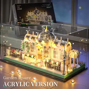Flower House Building Blocks Flower Garden Home Architecture Toy Creative Greenhouse Model Set Ideal for Holiday and Birthday Gifts, Seasonal Decorations, Display Pieces, Hobbyist Building Kits, Family Activities, Construction Building Blocks