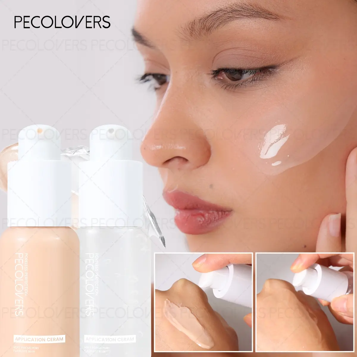 Face Primer Gel High Coverage Invisible Pore Hydrating Pore&Matte Pore Blurring Smooth Foundation Base application cream Makeup Cosmetics All Day Primer