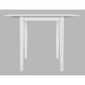 Eastern Tides Coastal Wire-Brushed Acacia Drop-Leaf Counter Height Dining Table