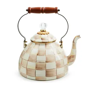 Mackenzie- Childs 3-Quart Enamel Tea Kettle