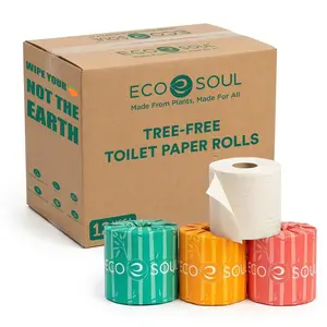 Bamboo Toilet Paper  3 Ply | Eco Friendly Septic Safe Organic Bath Tissues Sustainable Toilet Paper Compostable - FSC Certified