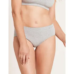 Midi Briefs - Light Grey Marl