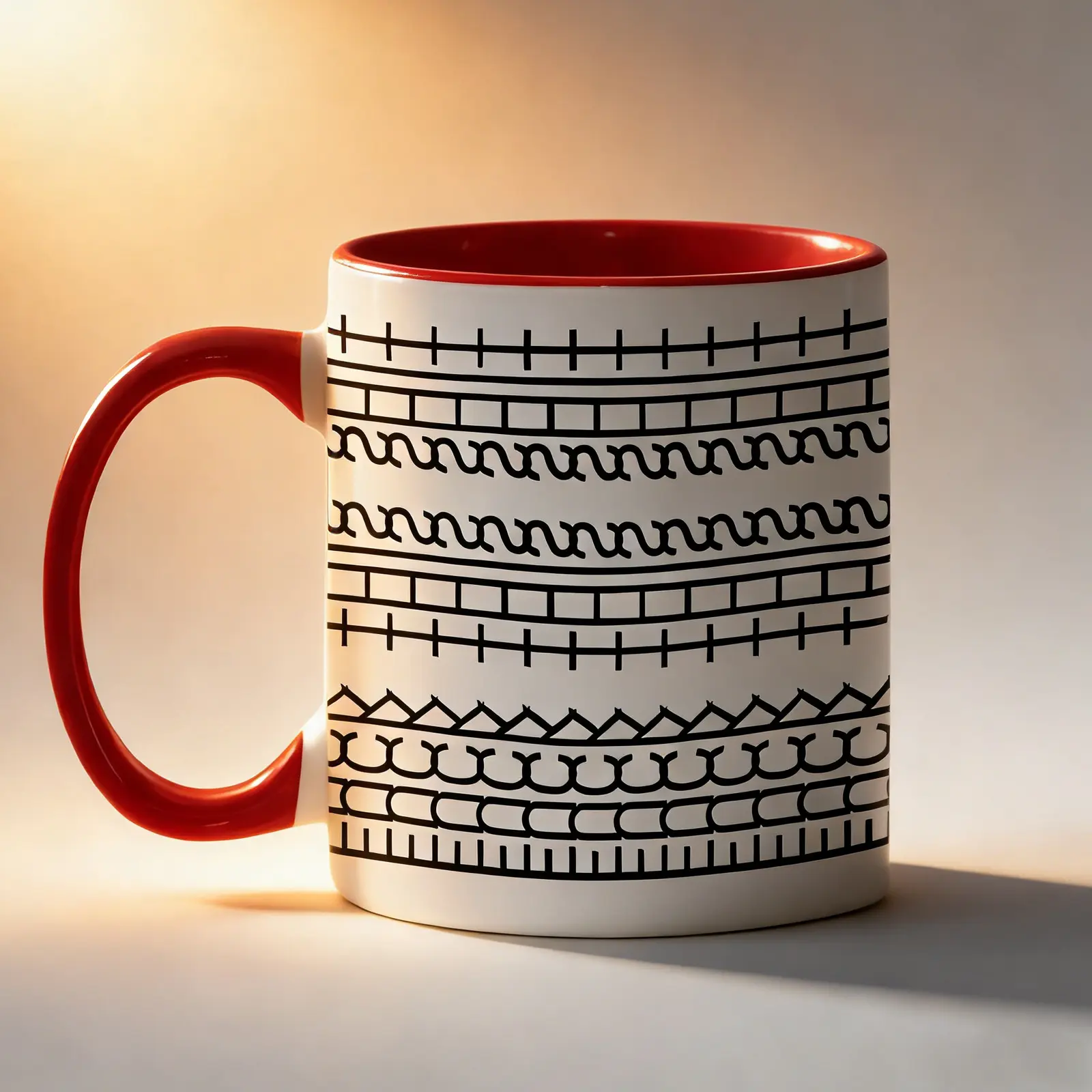 13oz Hidden Message Ceramic Coffee Mug - Funny Black Lettering Alphabet Coffee Mug, Reusable Kitchenware Drinkware with "Fuck This Shit" Print, Sarcastic Birthday Gift for Colleagues, Funny Mug, Coffee Mugs