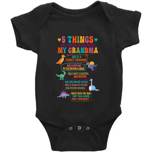5 Things You Shuold About My Grandma Toddler Rompers Baby Boy Girl Bodysuit