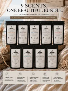 Harbor & Co 9 Scent Luxury Laundry Powder Bundle | Discovery Sample Set