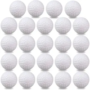 Plastic Golf Balls Practice, 24/100 Pack Hollow Plastic Golf Balls Indoor Outdoor Training, Golf Party Decorations