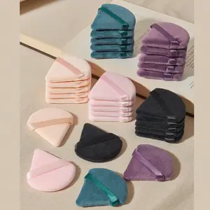 Soft Triangle Makeup Sponges Set, 5/10/15/20/25pcs Cosmetic Puffs Powder Puff for Face Application, Ideal for Flawless Foundation Coverage