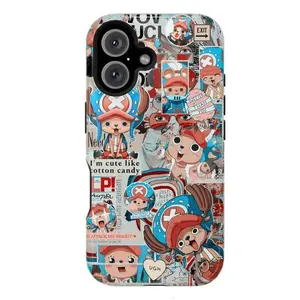 Chopper I'm Cute Like Cotton Candy Phone Cases, Tony Tony Chopper Cases,Suitable for iPhone 17/16/15/14/13/12/11 Pro Max/Plus and  Samsung Galaxy S23FE/22/23/24/25