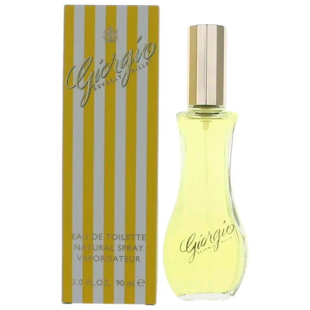 Giorgio by Beverly Hills Women's Fragrance - 3 oz EDT Spray, Fresh Fruity Floral Scent with Cedar & Citrus Notes, Musk