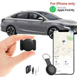 Gps Para Auto, GPS Tracker for Vehicles,key,or pets, Mini Hidden GPS Trackers Device with Weatherproof Magnetic Case - Works with Apple Find My (iOS Only)
