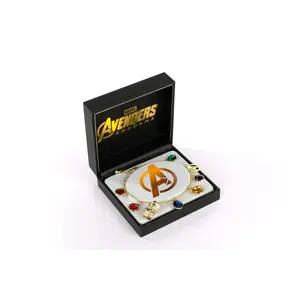 Marvel Avengers Endgame Infinity Stone Charm Bracelet | Measures Up To 8 Inches Marvel Avengers Endgame Infinity Stone Charm Bracelet | Measures Up To 8 Inches