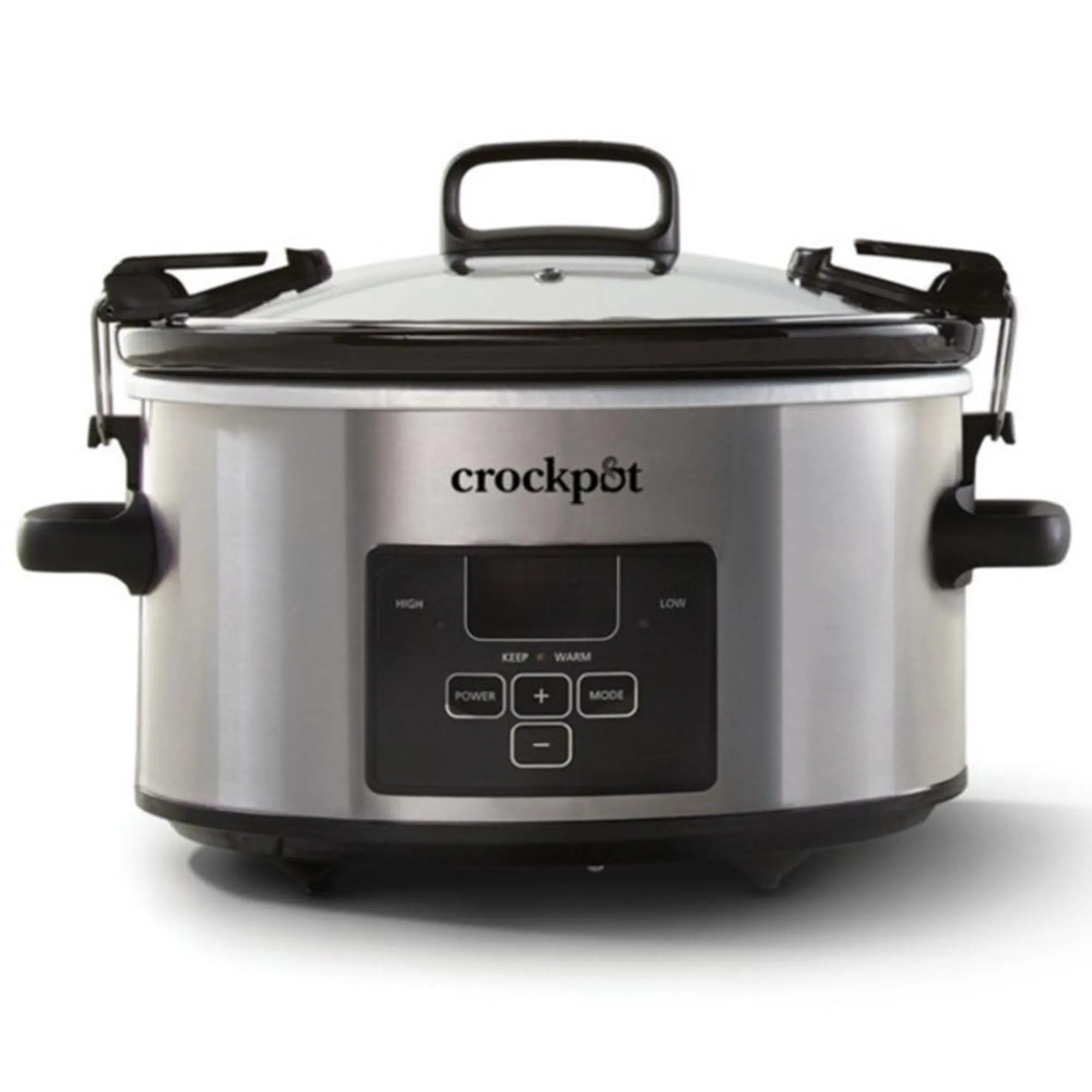Crock-Pot 4 Quart Stainless Steel Cook & Carry Programmable Slow Cooker with Lid Crock-Pot 4 Quart Stainless Steel Cook & Carry Programmable Slow Cooker with Lid