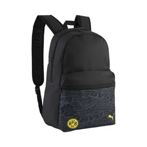 PUMA Mens Bvb Culture Backpack Casual - Black PUMA Mens Bvb Culture Backpack Casual - Black