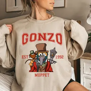 Funny Gonzo Muppet Tee Shirt, Muppet Christmas Sweatshirt, Movie EST 1992 Sweatshirt, Muppet Christmas Carol Shirt, Christmas Shirt