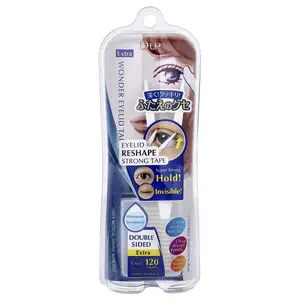 D-UP Wonder Eyelid Tape, Extra, Clear, 120 Tapes