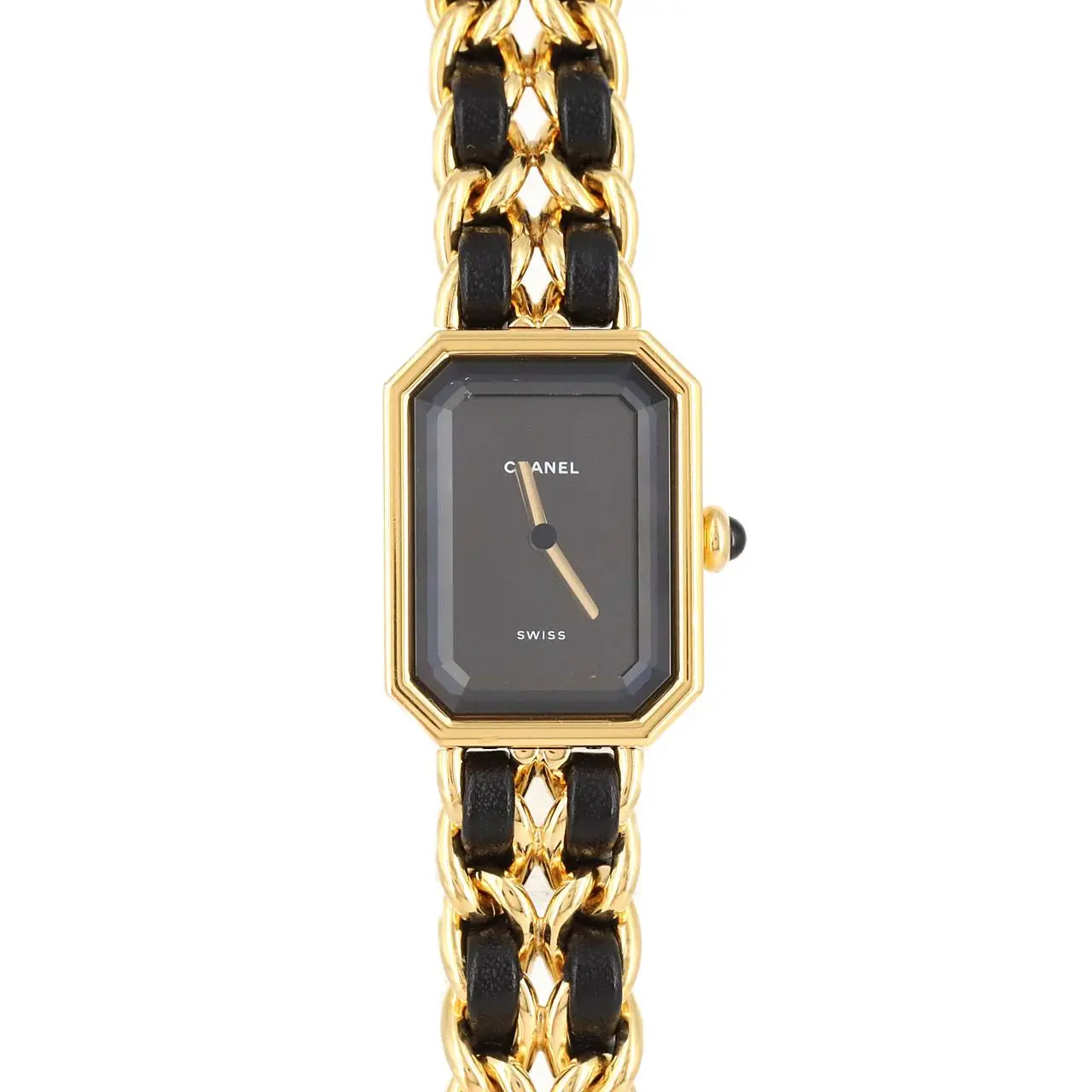 Pre-owned CHANEL Stainless Small Leather Goods Premiere Quartz Watch