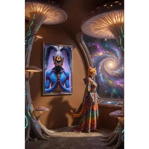 Prayer to the Signal — Satin Poster