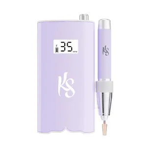 Portable Nail Drill - Purple, Compact Design, Ideal for Home Use, Versatile for Various Nail Care Needs