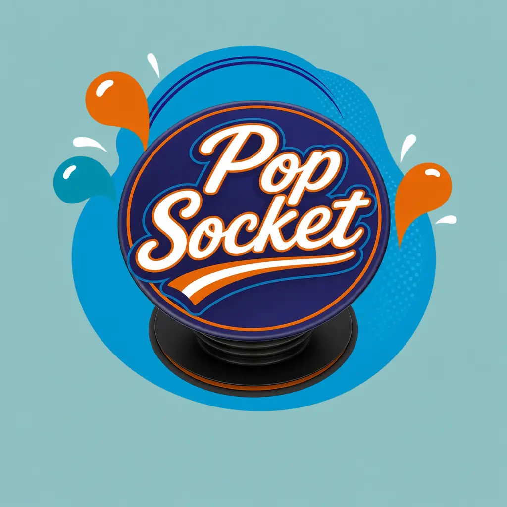 Mobile Device PopSocket, 360-Degree Rotatable Phone Grip, Universal Stick-On Accessory for Smartphones