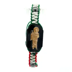 St Jude Reversible Mexican Rope Bracelet