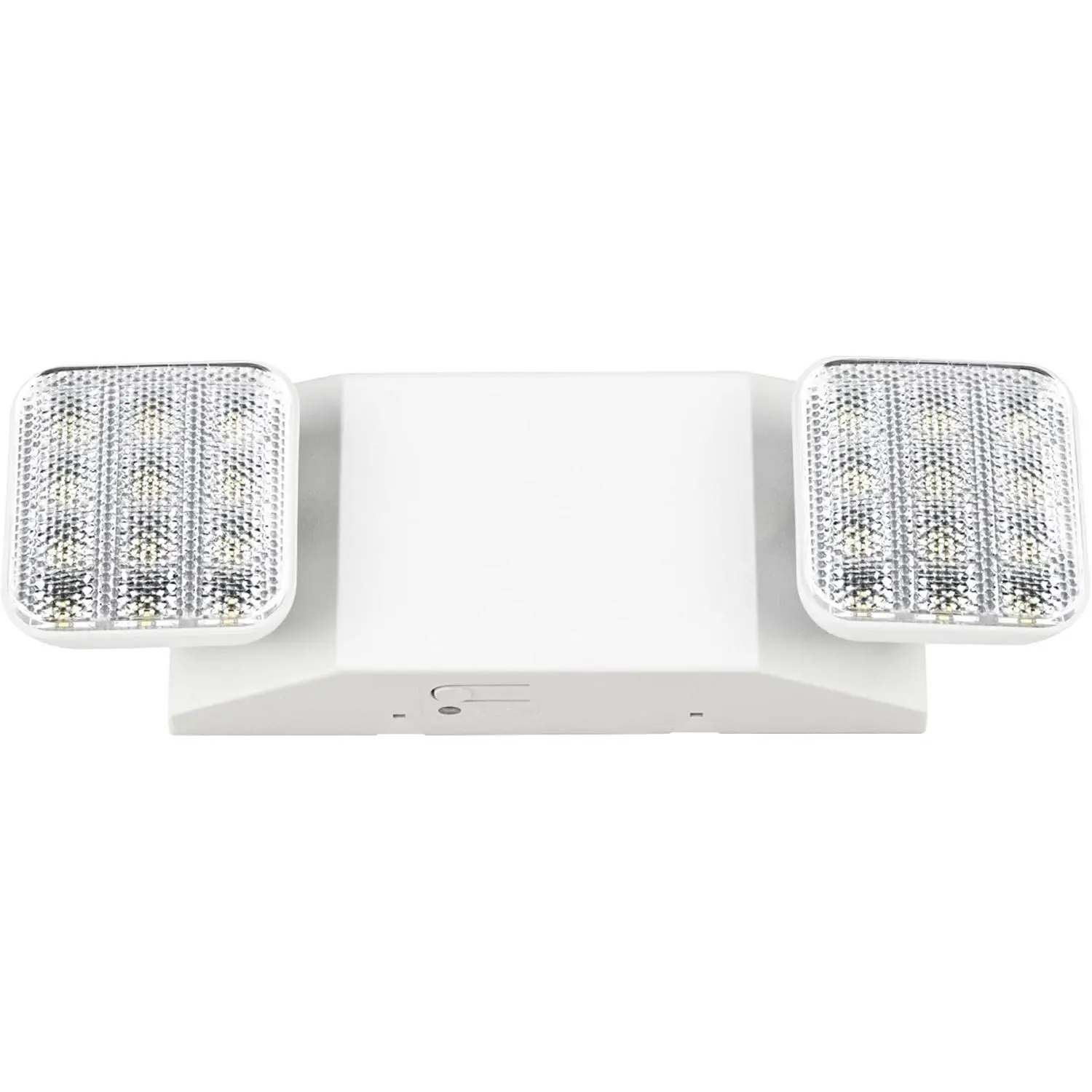 UL Listed Fire Resistant (94V-0) LED Emergency Lights - Wall Mount, Hard Wired, 120-277V, 90-Minute Backup Battery, Commercial Office Lighting for Power Outages